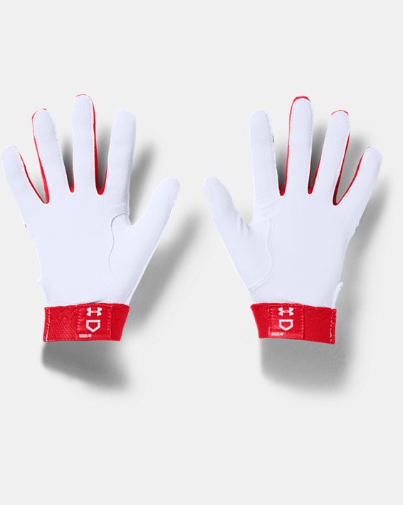 Women's UA Radar Batting Gloves, Red, pdpMainDesktop image number 1